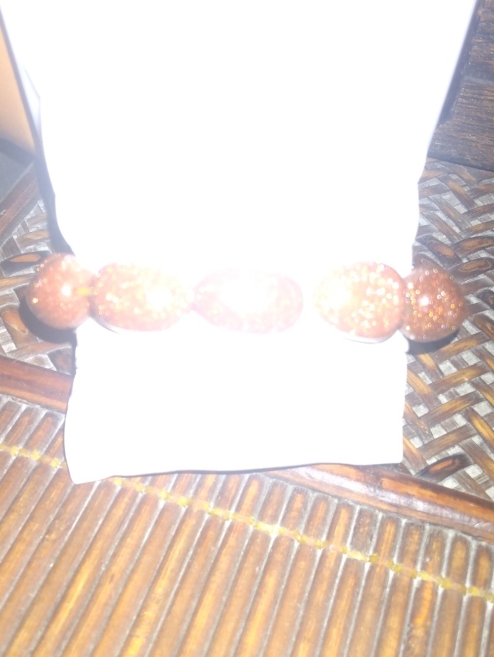 Goldstone Bead Stretch Bracelet - Women Accessories
